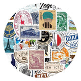 Shop Travel Stamp Stickers Pack - Attractive & Versatile