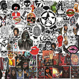 Singer ROCK Band 100 Stickers Pack | Famous Bundle Stickers | Waterproof Bundle Stickers