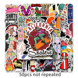 Skateboarding Stickers Pack Cool and Unique Designs
