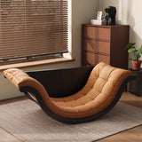 Solid Wood Retro Rocking Chair for Living Room