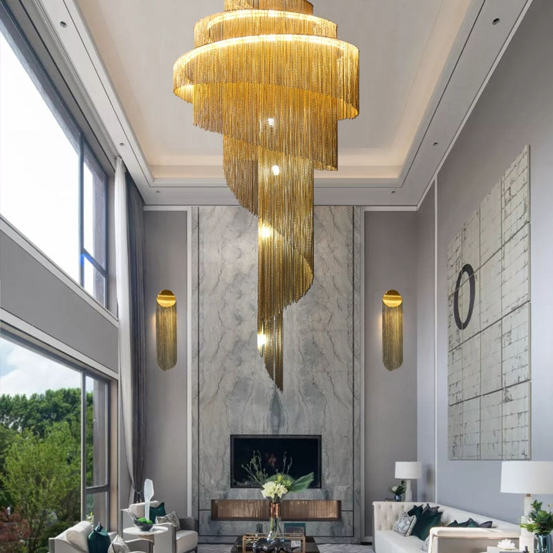 Spiral Chandelier Chain: Quality and Versatile Solution