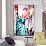 Statue of Liberty Canvas Wall Art - A Symbol of Freedom and Hope