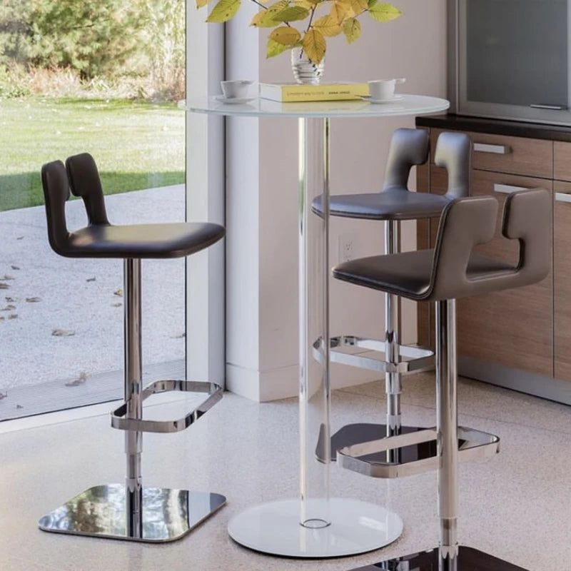 Chaise de bar design tabouret pivotant pour comptoir d'îlot de cuisine