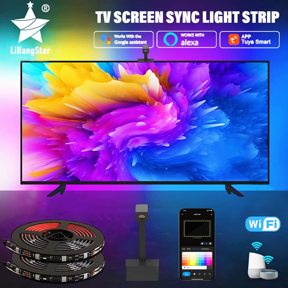 TV Backlight LED - WiFi APP Music Sync Ambient Light Strip