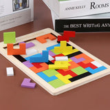 Tetris Brettspiel Holzpuzzle