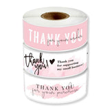 Thank You for Your Order Stickers Pack | Famous Bundle Stickers | Waterproof Bundle Stickers 120 pieces per roll