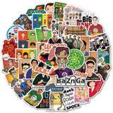 TV Series The Big Bang Theory Stickers Pack | Famous Bundle Stickers | Waterproof Bundle Stickers