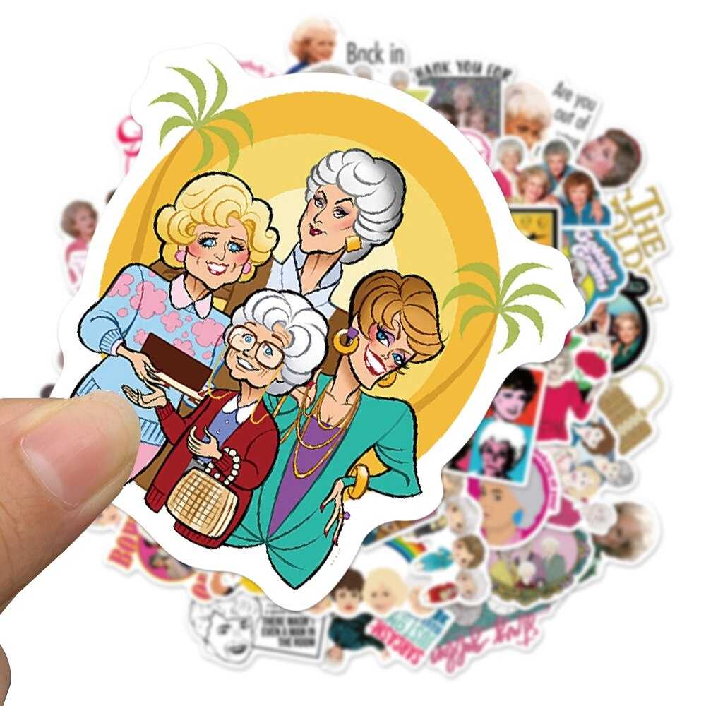 The Golden Girls Stickers Pack Find Joyful Nostalgia!