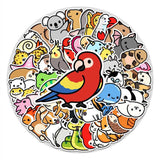 Tiny Animals Cute Birds Stickers Adorable Collection