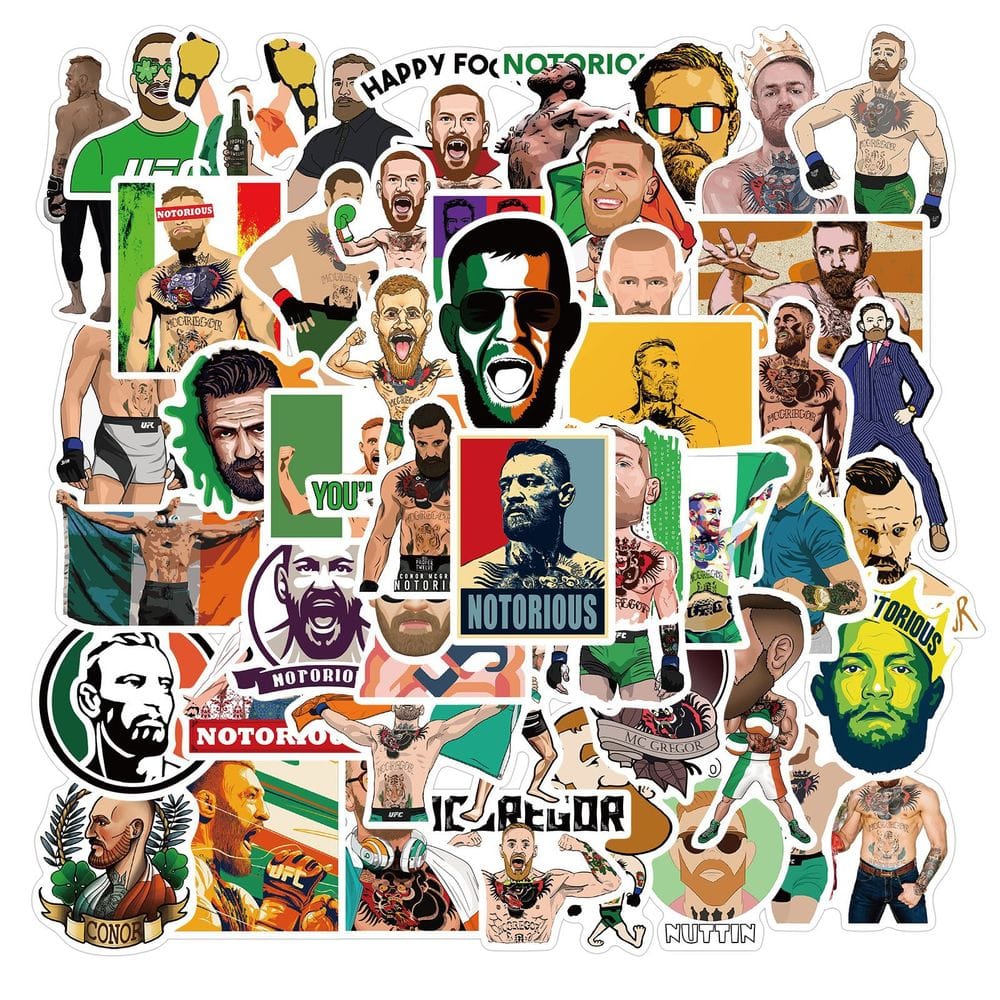 UFC Conor McGregor Stickers Pack Official Merchandise