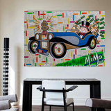 Vintage Alec Monopoly and Richie Canvas Print