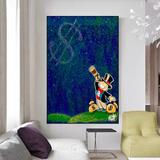 Vintage Alec Monopoly and Richie Starry Sky Canvas Print