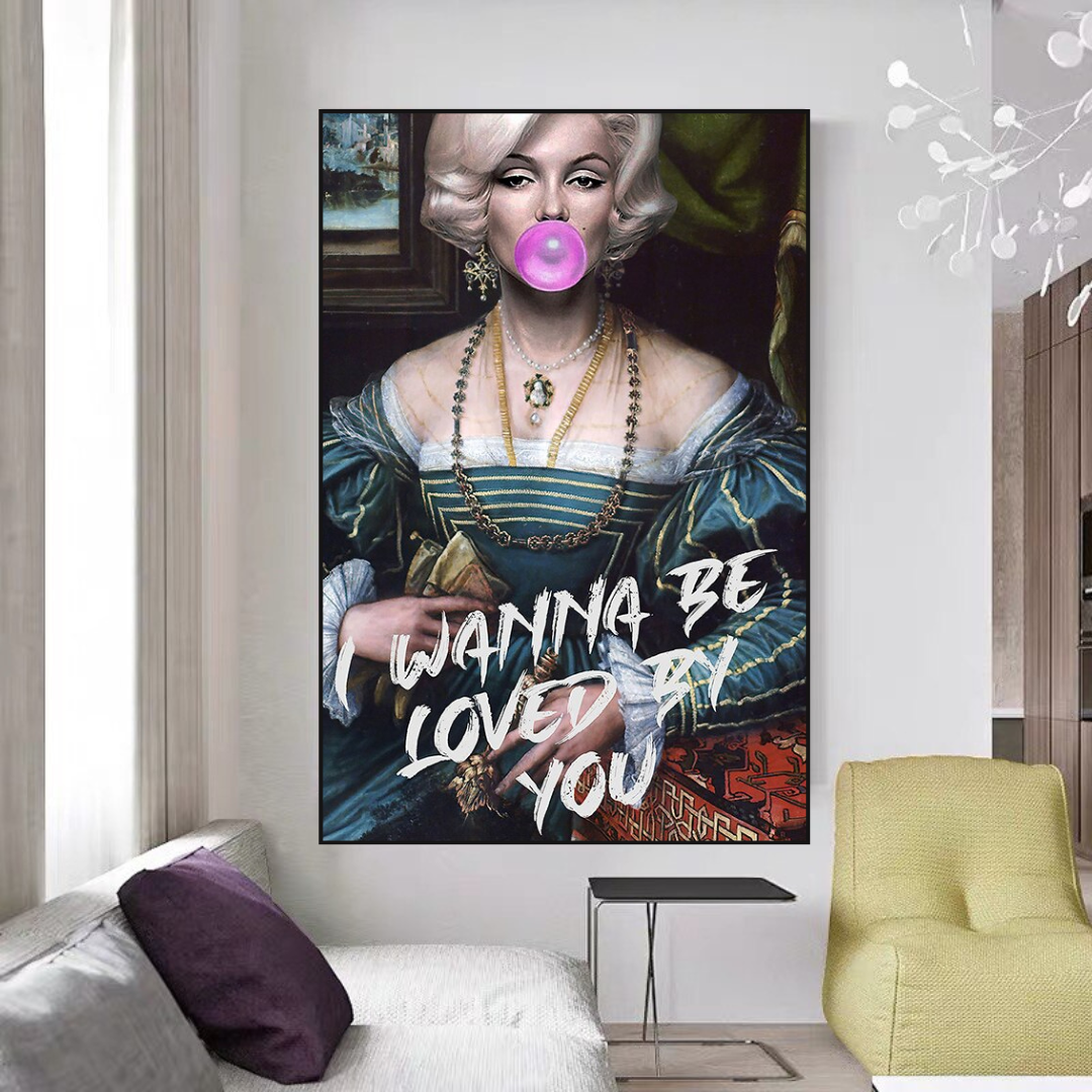 Wanna be Loved - Marilyn Poster: Express Your Admiration