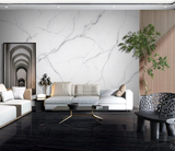 White Liner Stone Marble Wallpaper Murals