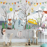 Winter Wonderland Wallpaper: Animal Party Atmosphere