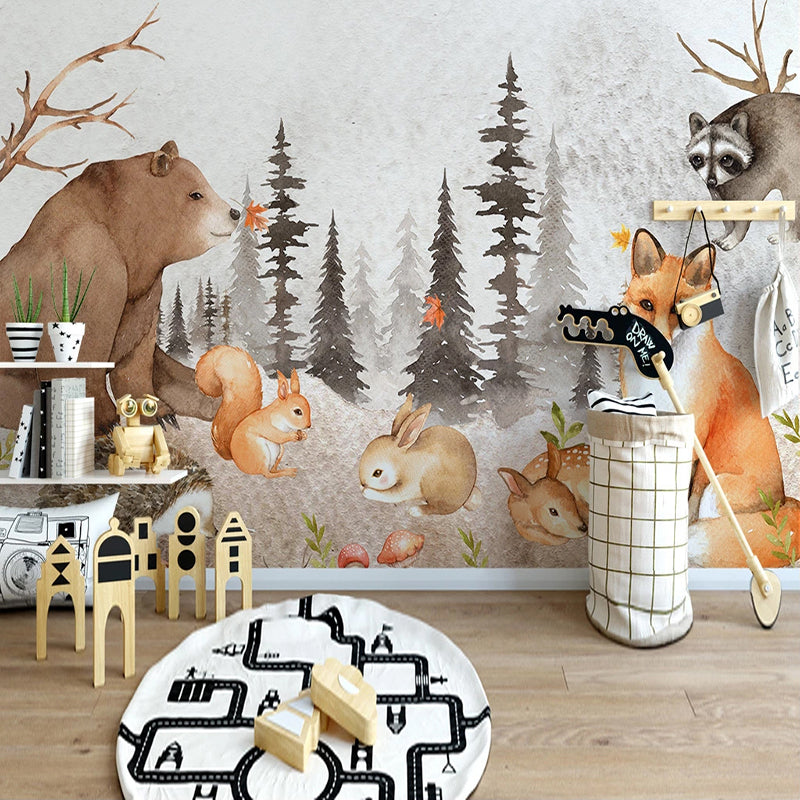 Woodland Forest Nursery Wallpaper - Forest Mural