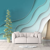 Abstract Line Geometric Wallpaper for Home Wall Decor