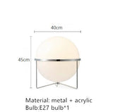 Acryl-Kugel-Stehlampe – leuchtende Inneneinrichtung