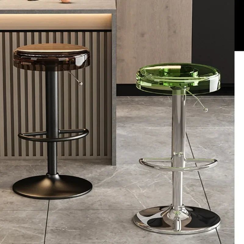 Acrylic High-End Kitchen Island Counter bar Stool