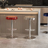 Acrylic High-End Kitchen Island Counter bar Stool