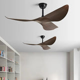 Acrylic Wood Finish Designer Ceiling Fan