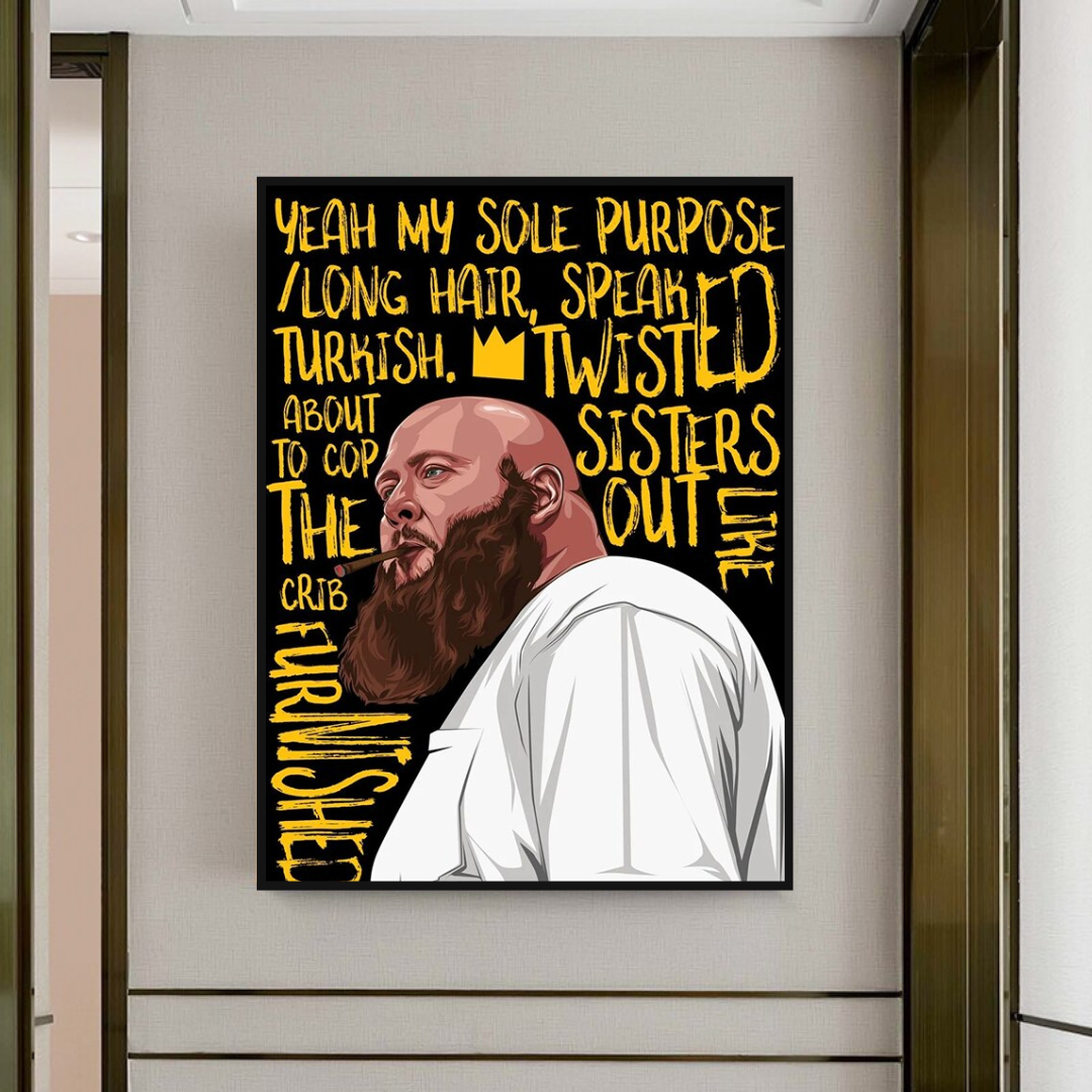 Action Bronson Singer Rapper Canvas Wall Art