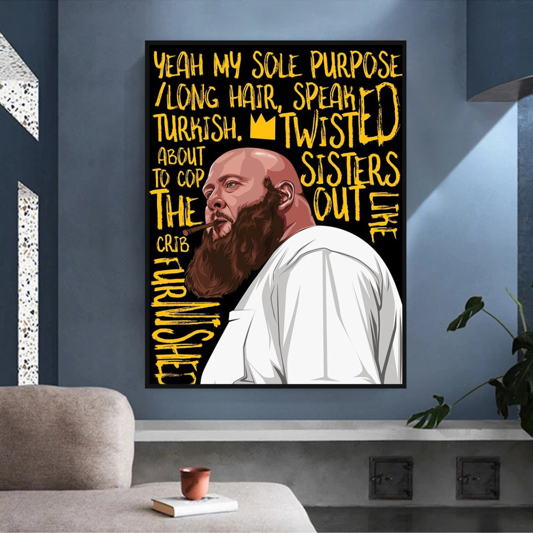 Action Bronson Singer Rapper Canvas Wall Art