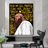 Action Bronson Singer Rapper Canvas Wall Art