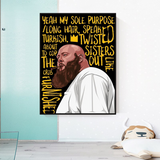 Action Bronson Singer Rapper Canvas Wall Art