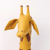 Adorable Giraffe Plush Toy Wall Hanging for Kids Room Decor