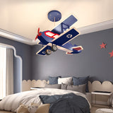 Suspension LED Avion pour Chambre d'Enfant