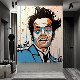 Alec LEGENDS Jack Nicholson Rebels Acteur Art mural sur toile