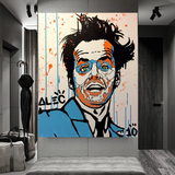 Alec LEGENDS Jack Nicholson Rebels Actor Canvas Wall Art