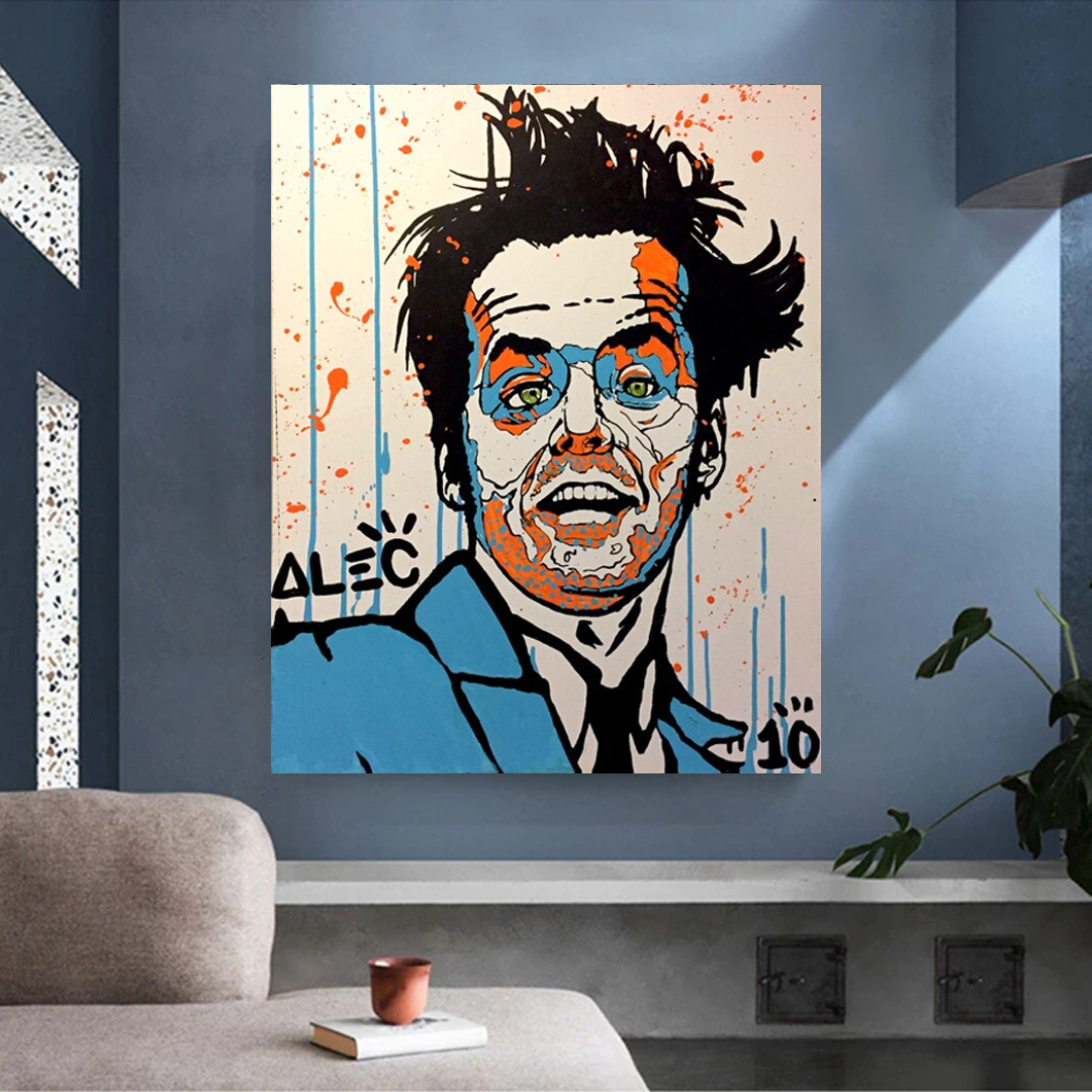 Alec LEGENDS Jack Nicholson Rebels Actor Canvas Wall Art