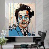 Alec LEGENDS Jack Nicholson Rebels Acteur Art mural sur toile