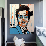 Alec LEGENDS Jack Nicholson Rebels Actor Canvas Wall Art