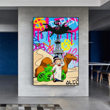 Alec Monopoly Art: Discover Oil Millionaire