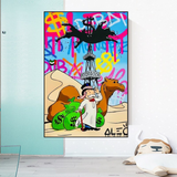 Alec Monopoly Art: Discover Oil Millionaire