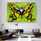 Alec Monopoly Art à vendre: Money Man Got Wings Canvas