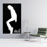 Alec Monopoly Artwork: Expressive Michael Jackson Poster