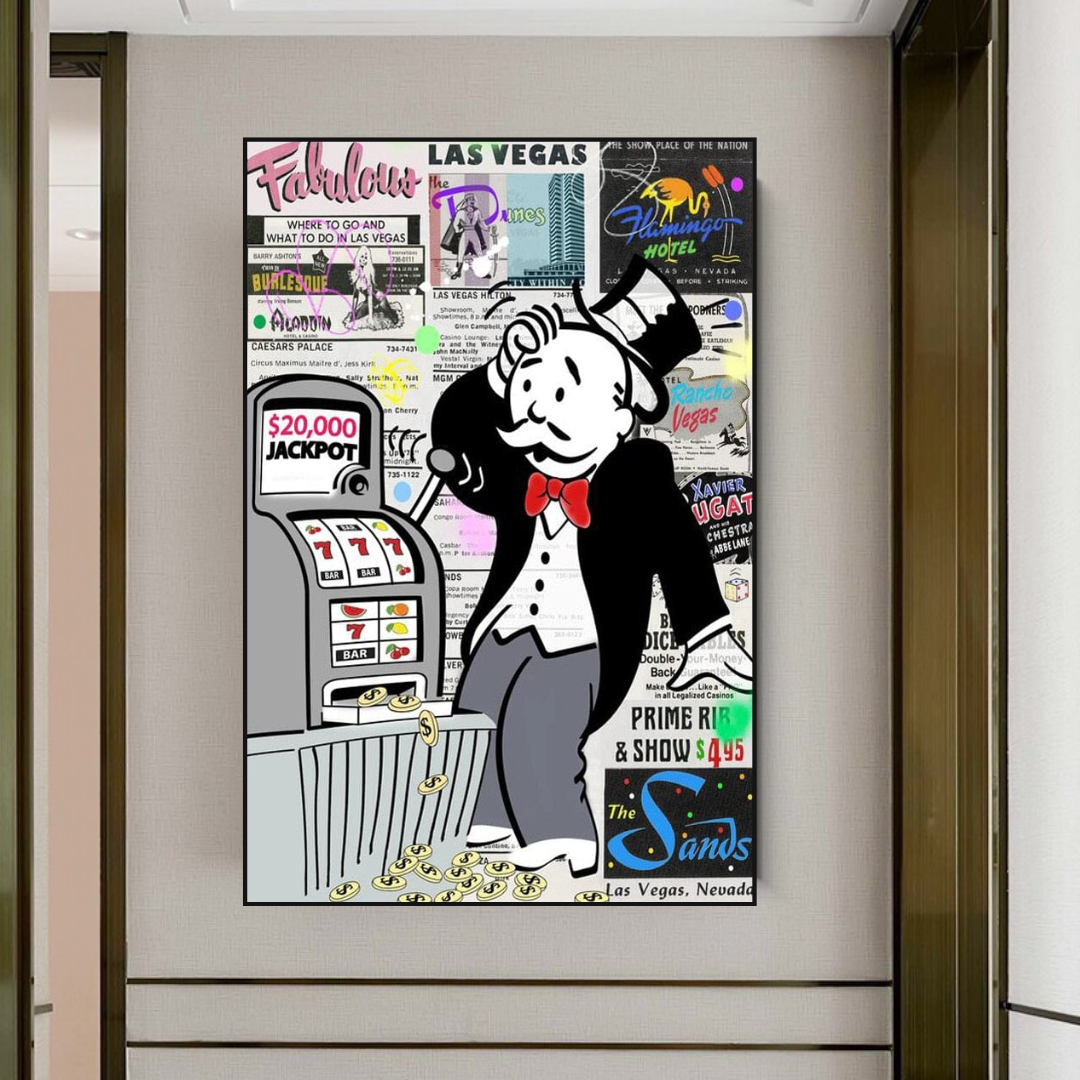 Alec Monopoly ATM Machine Canvas Print