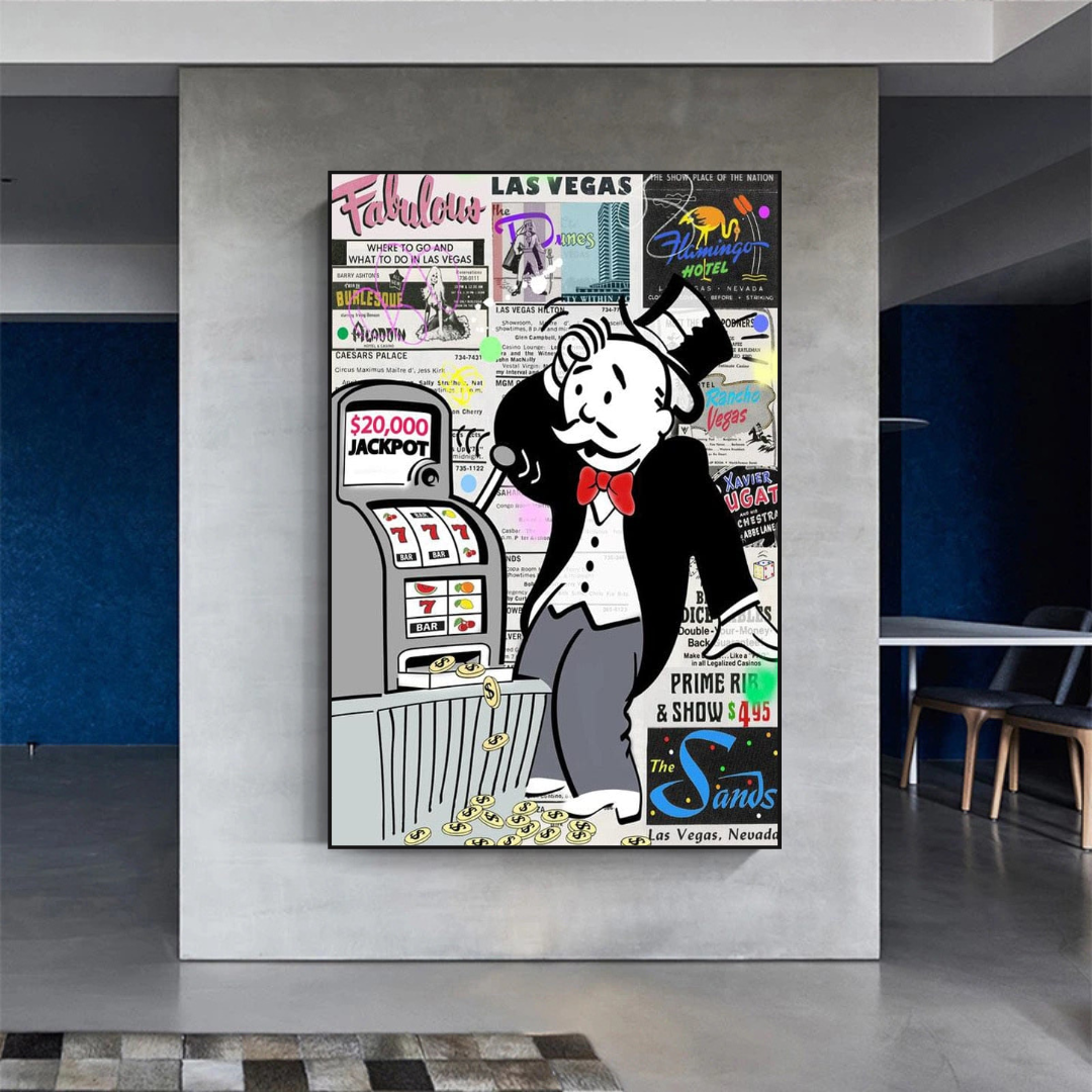 Alec Monopoly ATM Machine Canvas Print