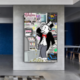 Alec Monopoly ATM Impression sur toile