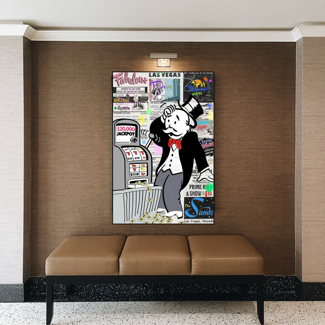 Alec Monopoly ATM Machine Canvas Print