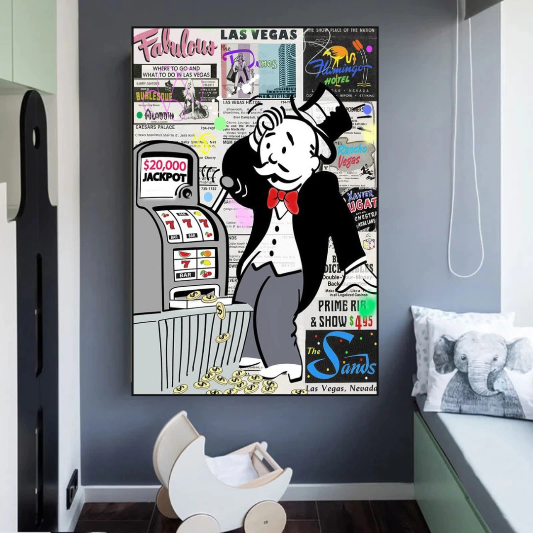 Alec Monopoly ATM Machine Canvas Print