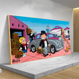 Alec Monopoly Canvas Wall Art: Richie at Airport