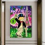 Alec Monopoly Tour Eiffel Impression sur toile