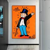 Alec Monopoly Hermes: Magician Art for Unique Wall Decor