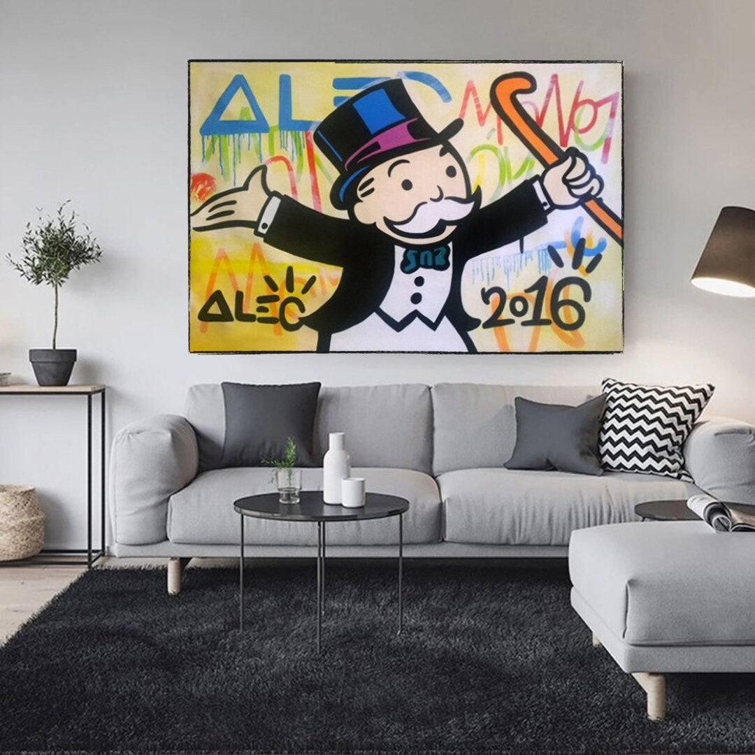 Alec Monopoly Magician Millionaire: Monopoly Poster Art