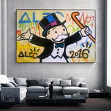 Alec Monopoly Magicien Millionaire: Monopoly Poster Art